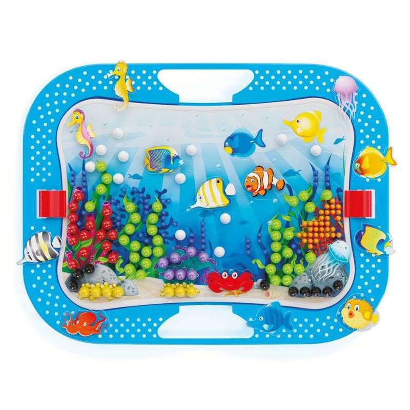 Quercetti - Ocean Fun Peg Board Set: Fun Fish