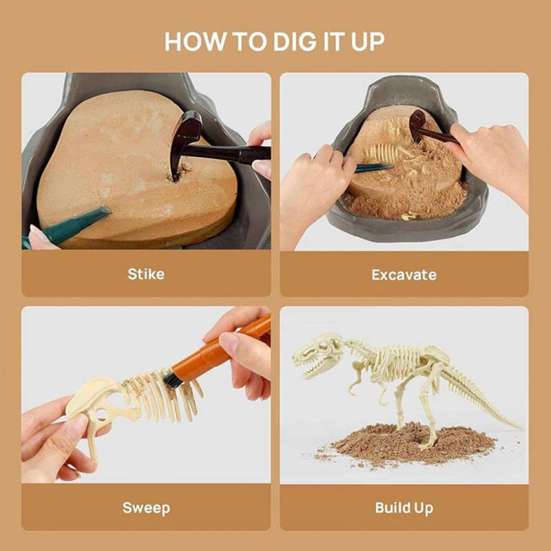 TopBright - Dinosaur Fossil Dig Kit - Mesozoic