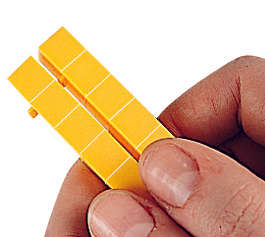 Gigo - Base Ten Linking Set - Yellow - 121pcs Polybag
