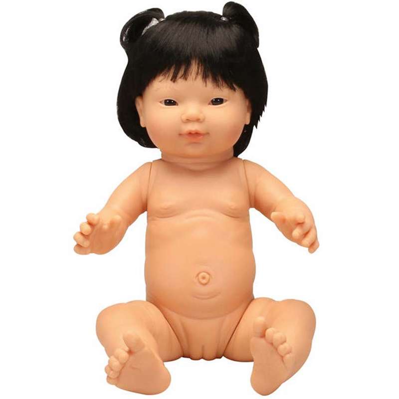 Les Dolls By Greenbean - Baby Doll - Anatomically Correct with Hair - Asian Girl