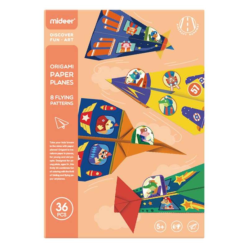 Mideer - Origami Paper - Classic Planes - 36pcs