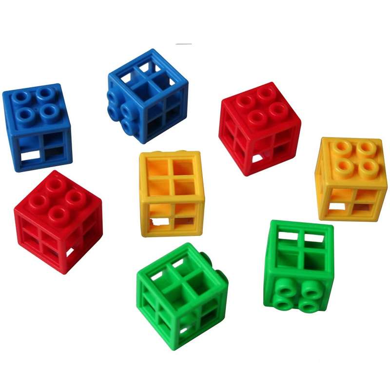 Create By Greenbean - Linking Cubes 75pcs in Clear Gift Box