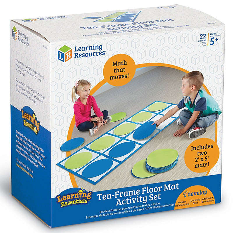 Learning Resources - Ten Frame Floor Mat Activity Set