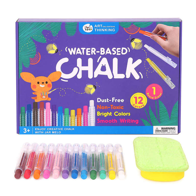 Jar Meló - Water-Based Chalk - 12 Colours