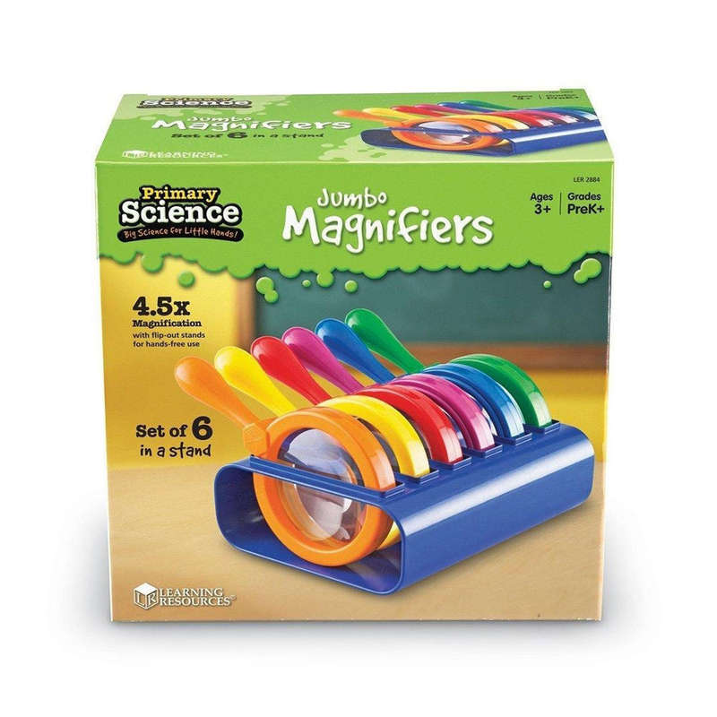 Learning Resources - Primary Science® - Jumbo Magnifiers with Stand