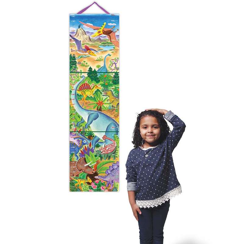 eeBoo - Grow Like a Dinosaur Growth Chart