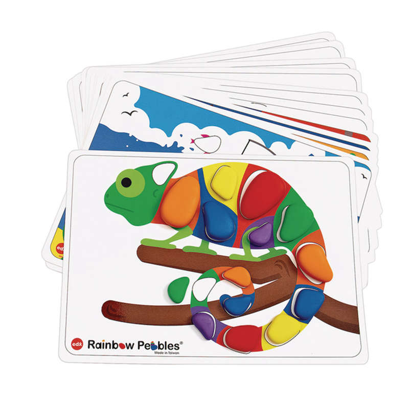 EDX Education - Activity Cards - Rainbow Pebbles - 20 Cards