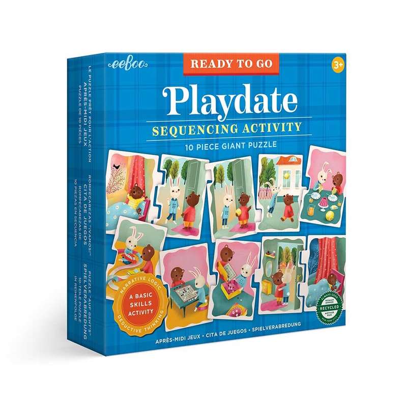 eeBoo - Ready to Go 10 Piece Giant Puzzle - Playdate