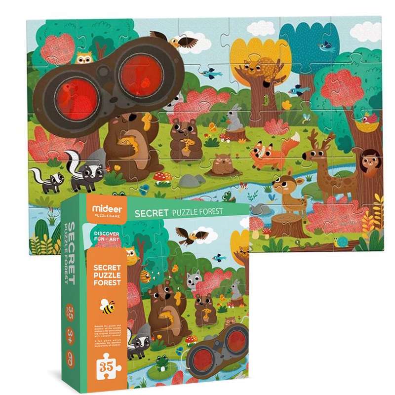 Mideer - Puzzle Secret - Forest - 35pcs