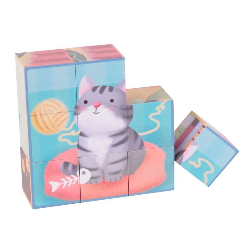 Classic World - Pet Blocks Puzzle - 9pcs