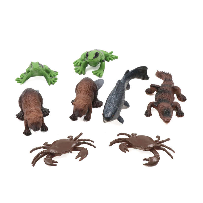 Greenbean - River Animals - Small 8-12cm - 8pcs in Tube