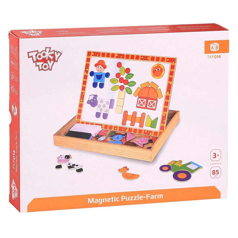 TookyToy - Magnetic Puzzle - Farm