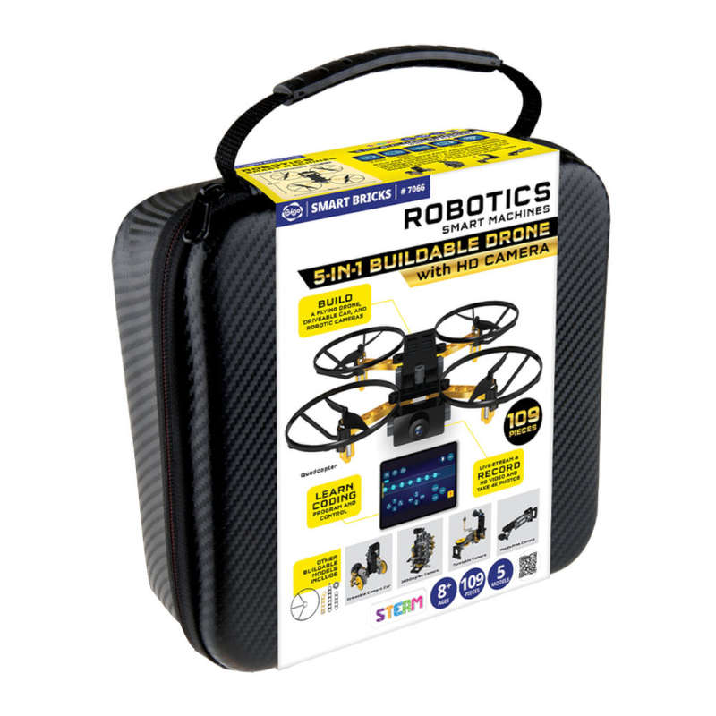 Gigo - Smart Machines Robotics 5-in-1 Buildable Drone with HD Camera