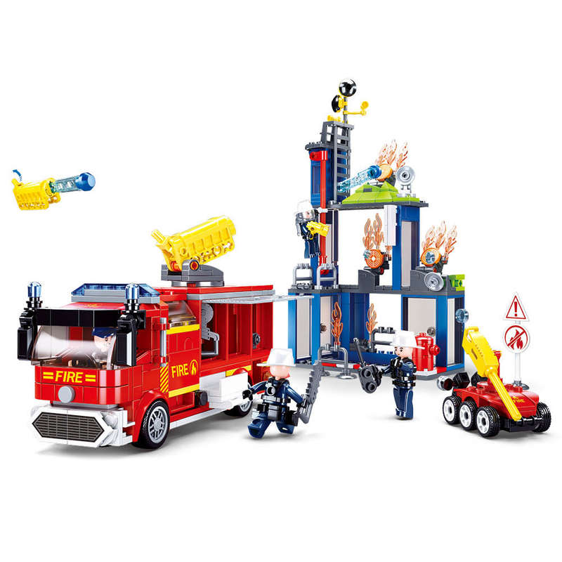 Sluban - Fire - Fire Fighting Training Center - 585pcs