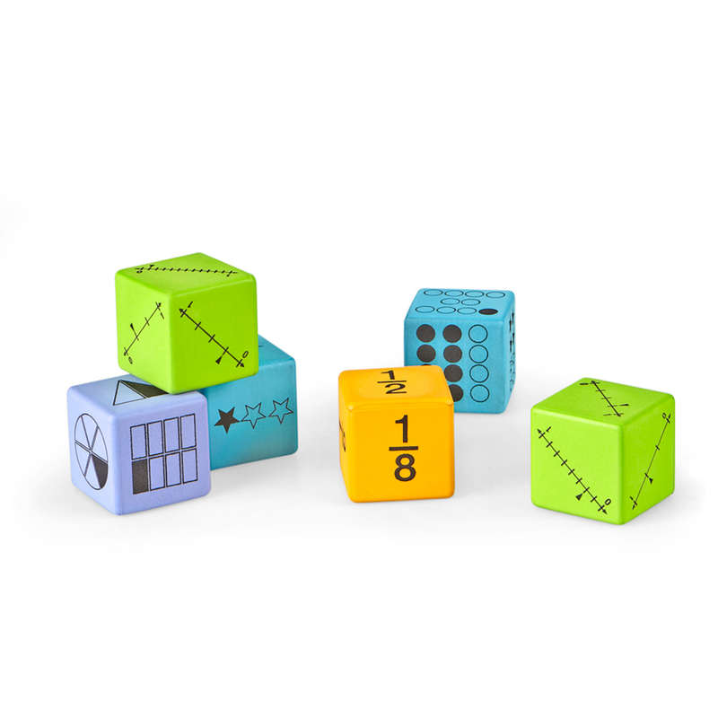 Greenbean Mathematics - Multiple Representation Fractions Dice