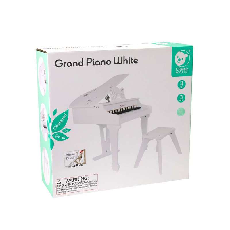 Classic World - Grand Piano - White