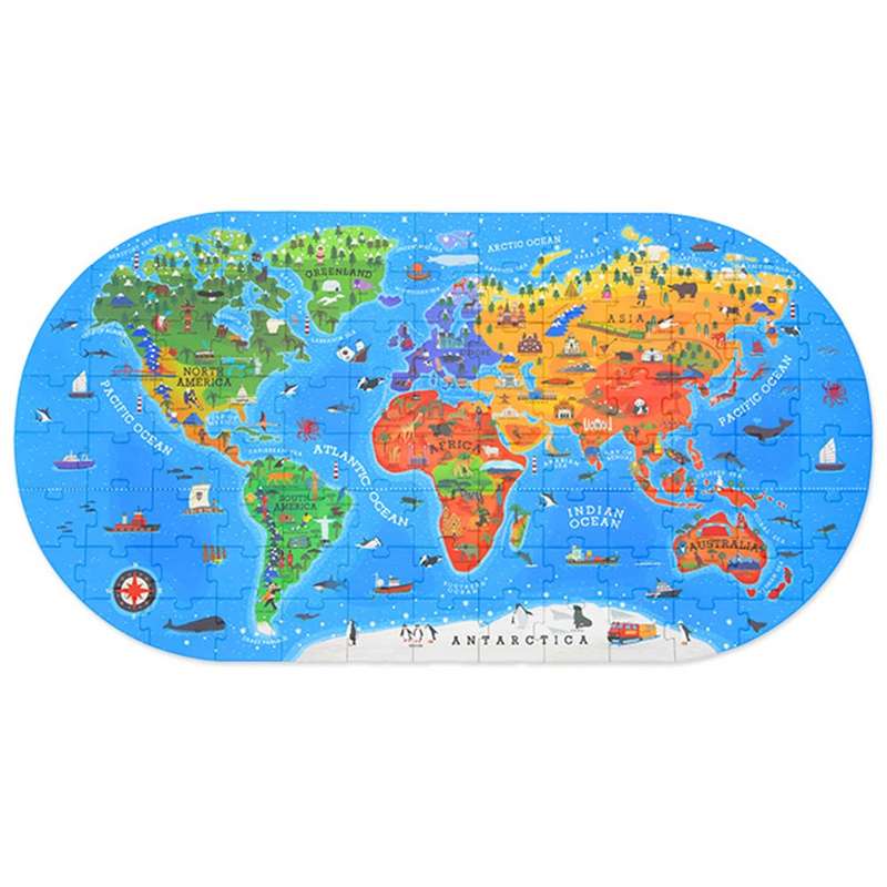 Mideer - Gift Box Puzzle - Our World - 100pcs