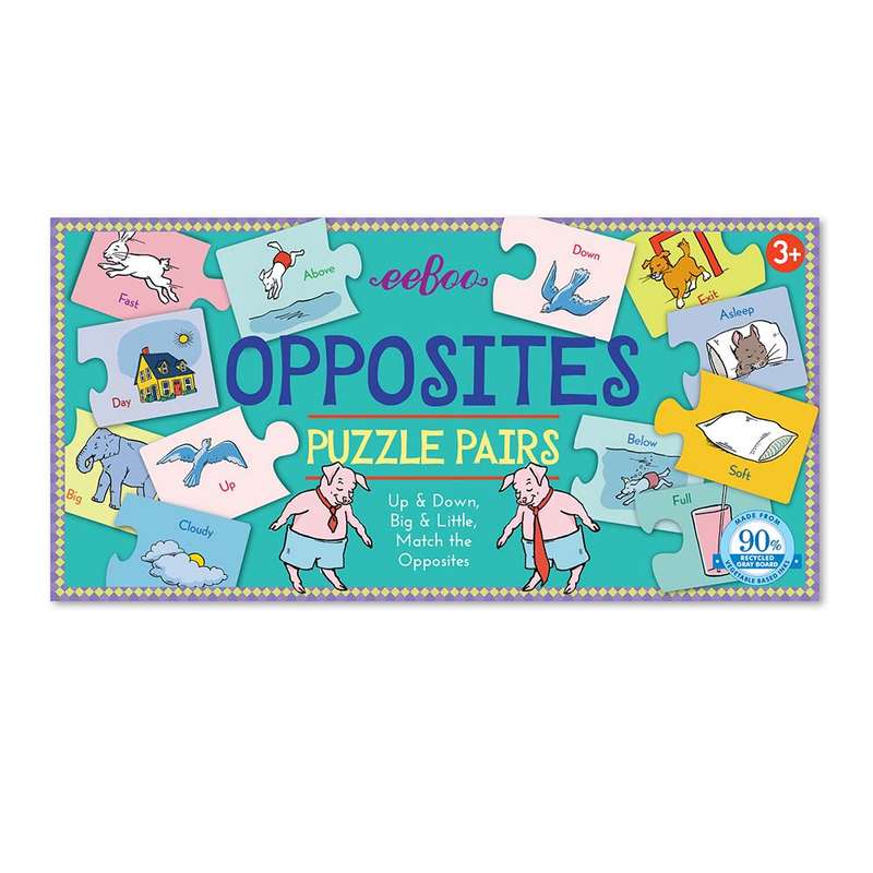 eeBoo - Opposites Puzzle Pairs