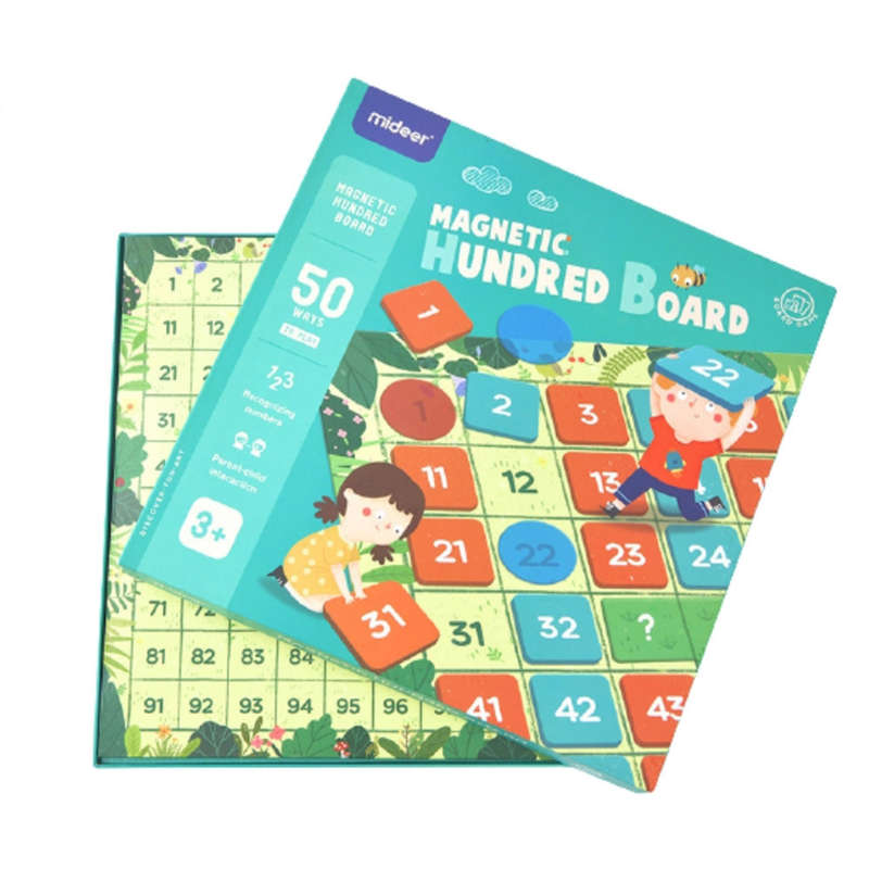 Mideer - Magnetic Hundred Board Game
