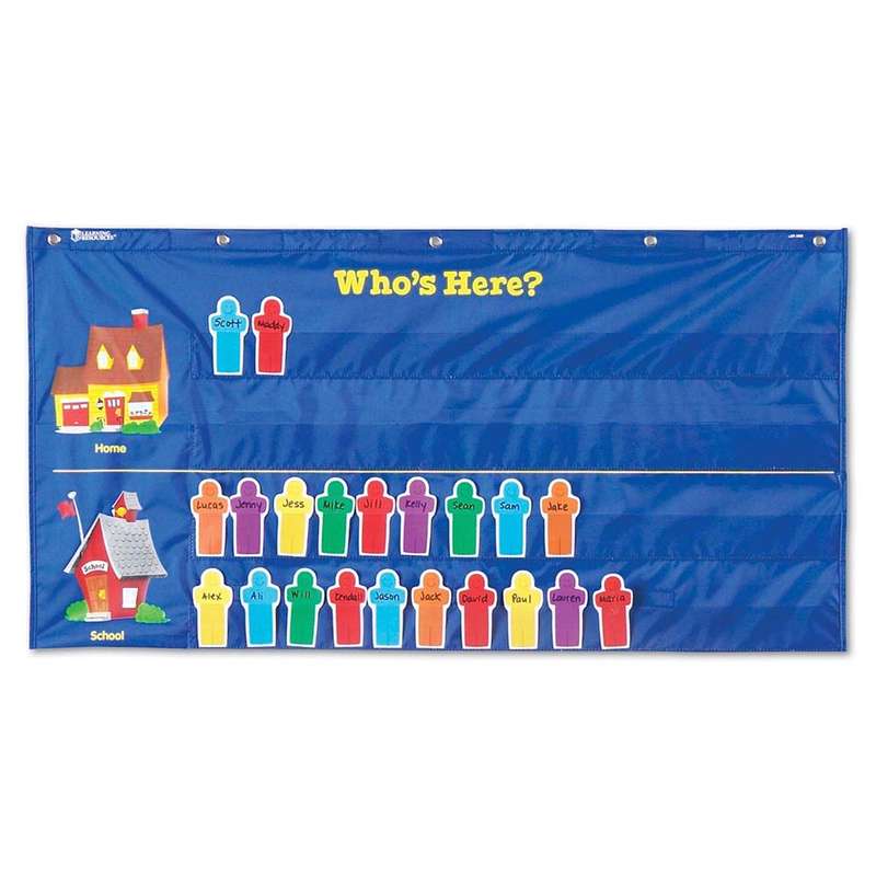 Learning Resources - Pocket Chart Attendance
