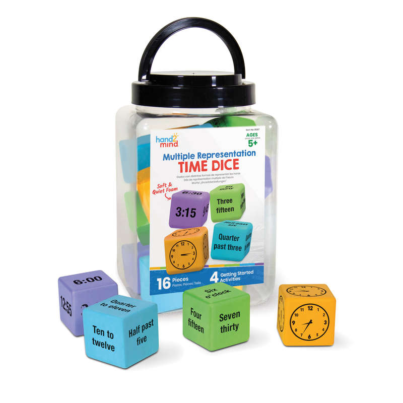 Greenbean Mathematics - Multiple Representation Time Dice