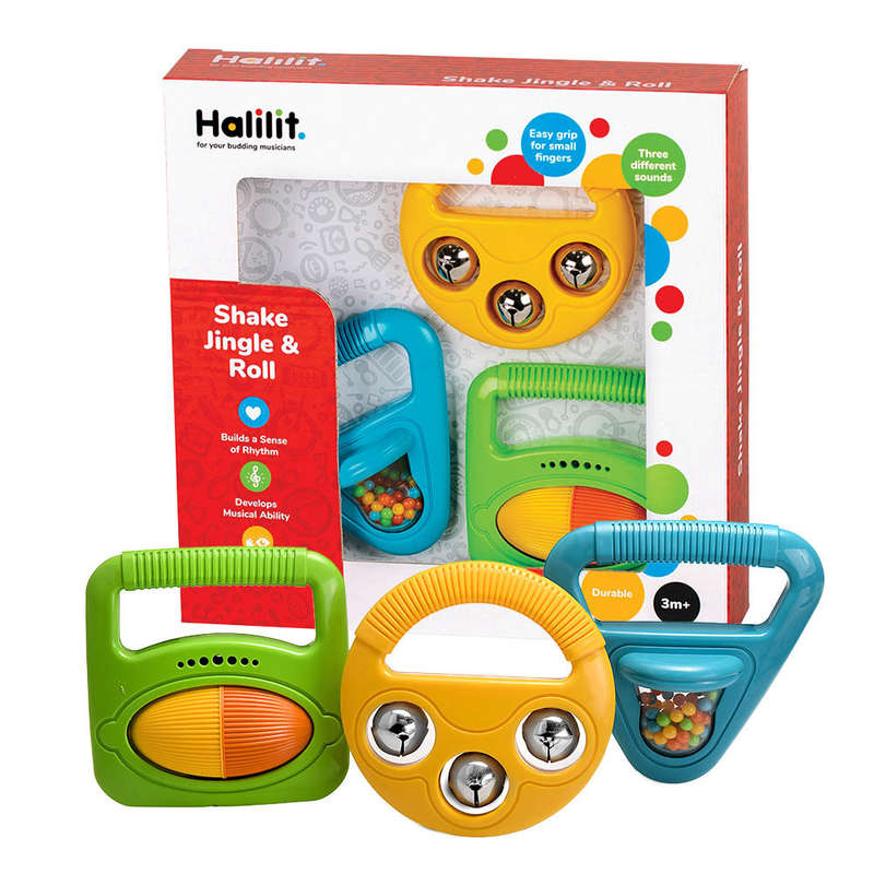 Halilit - Shake Jingle & Roll Gift Set of 3