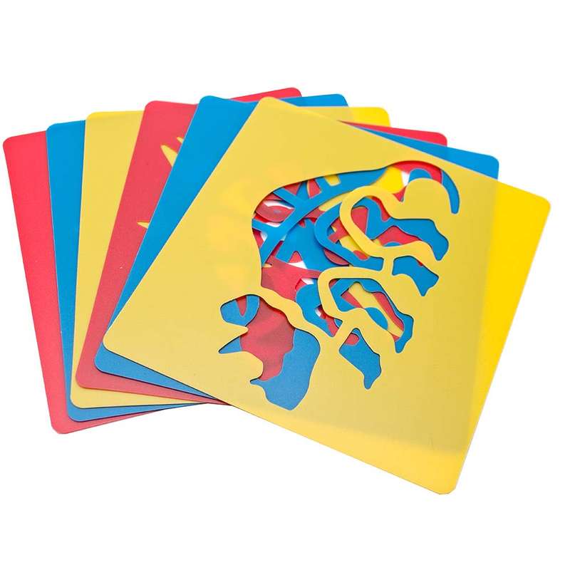 Anthony Peters - Stencils - Dinosaur - 6pcs