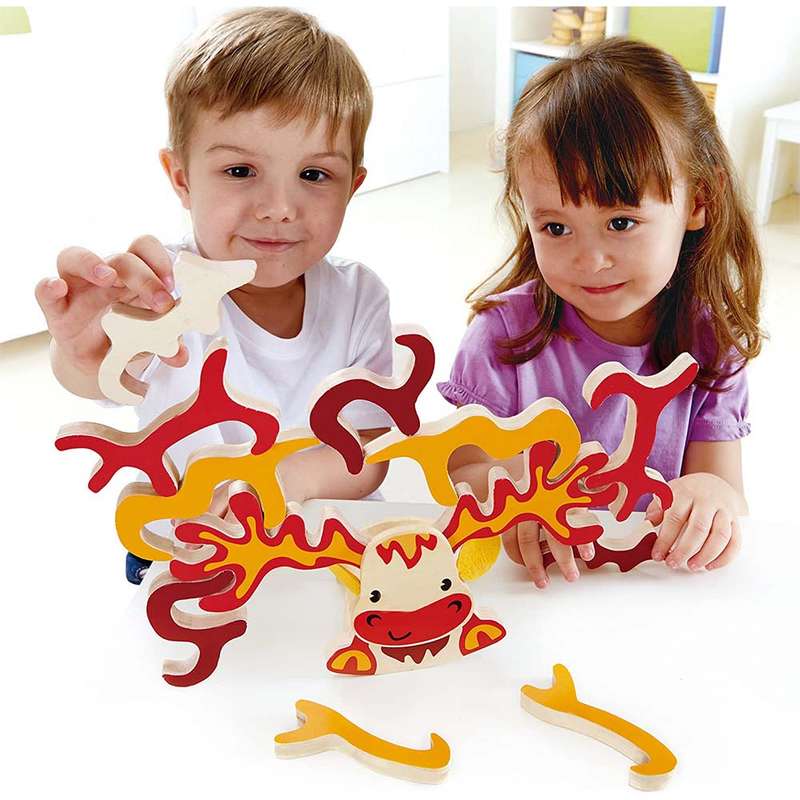 Hape - Bamboo - Super-Moose - Balancing & Stacking Game