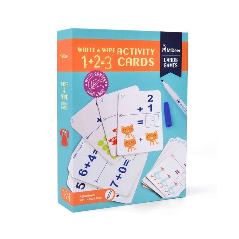 Mideer - Write & Wipe Cards - Addition