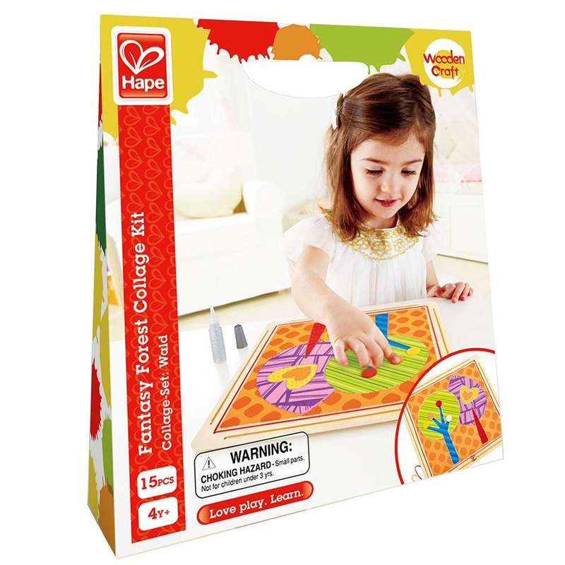 Hape - Arts & Crafts Collage Kit - Fantasy Forest