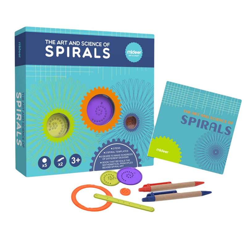 Mideer - Children's Spirograph Drawing Tool Set