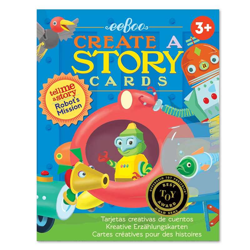 eeBoo - Tell Me a Story Cards - Robot Mission