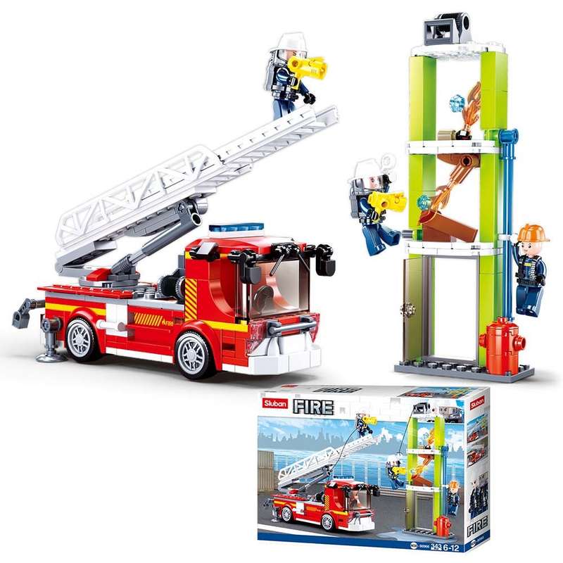 Sluban - Fire - Fire Engine - 343pcs