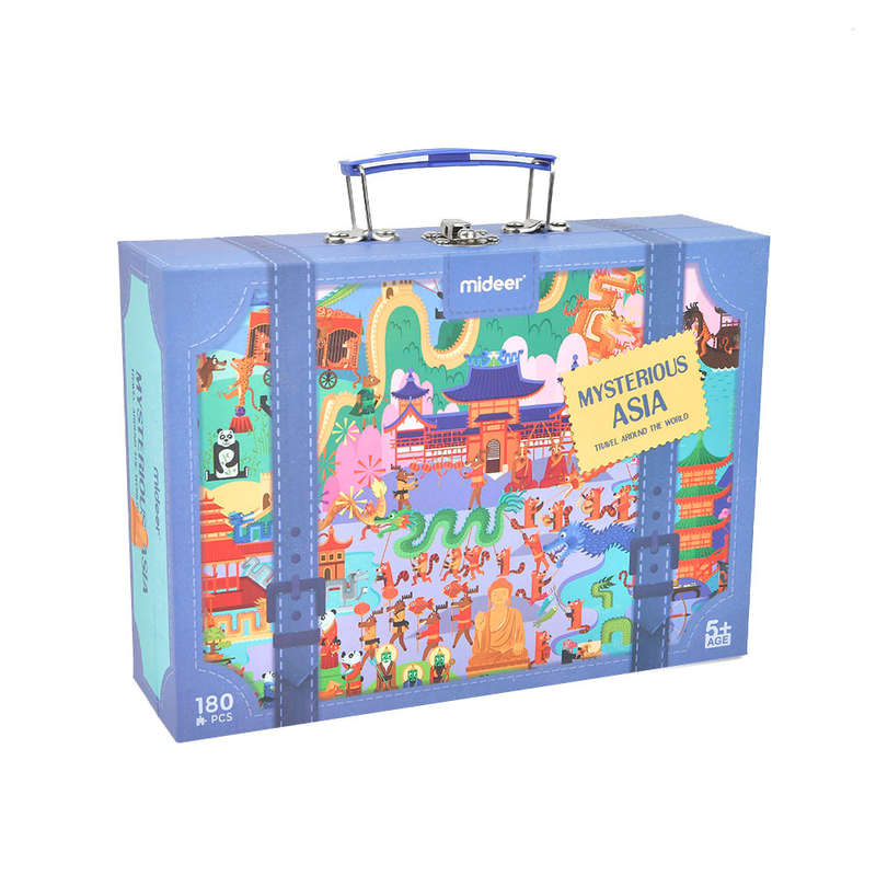 Mideer - Travel Around the World Puzzle - Mysterious Asia - 180pcs