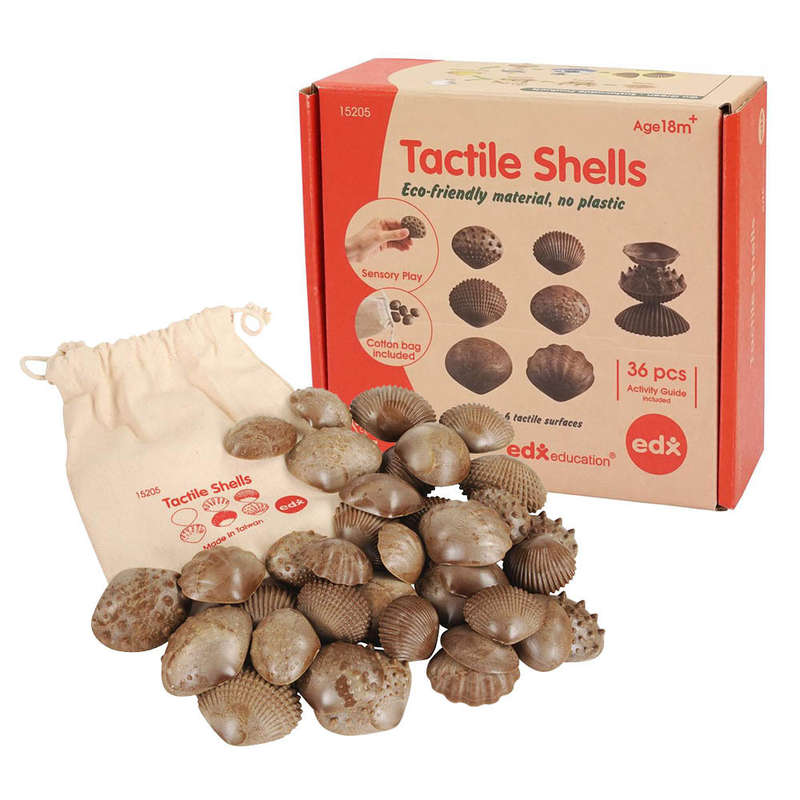 EDX Education - Tactile Shells - Eco Friendly FPC Material - 6 Tactiles - 3 Sizes - 36pcs