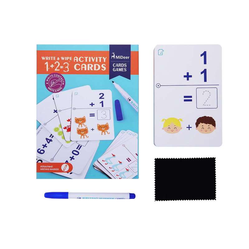Mideer - Write & Wipe Cards - Addition