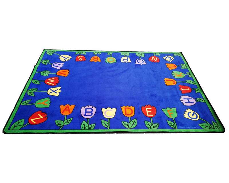 Learning Carpets - Tulips Alphabet Garden - Rectangle - 257 x 178 cm