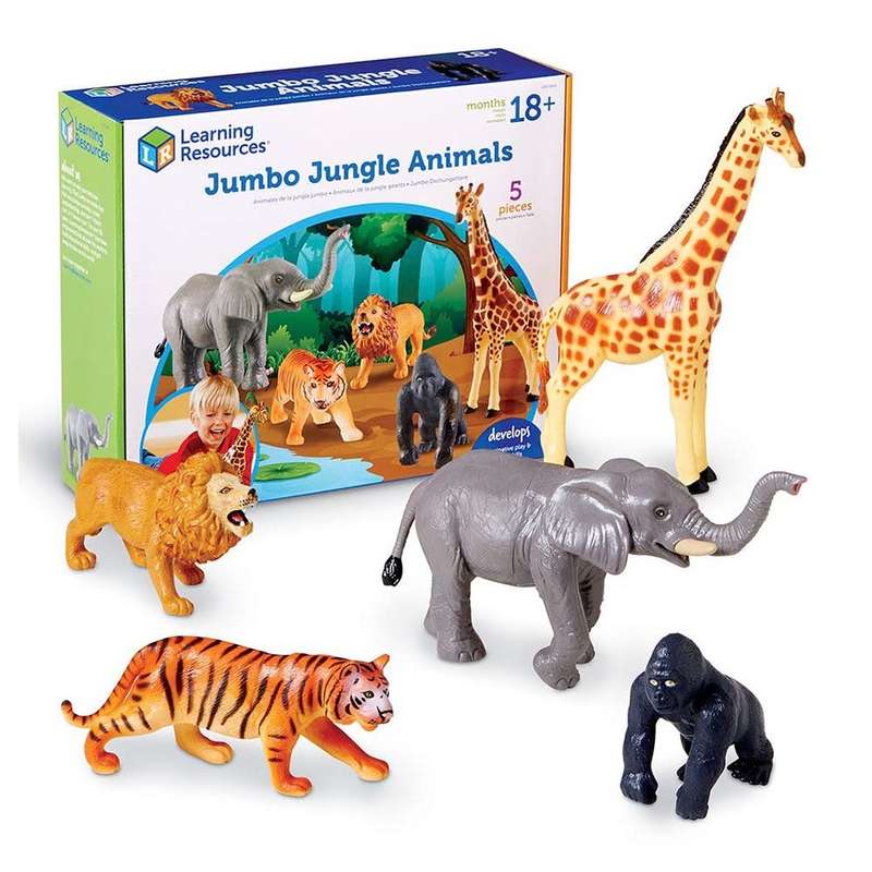 Learning Resources - Jumbo Jungle Animals