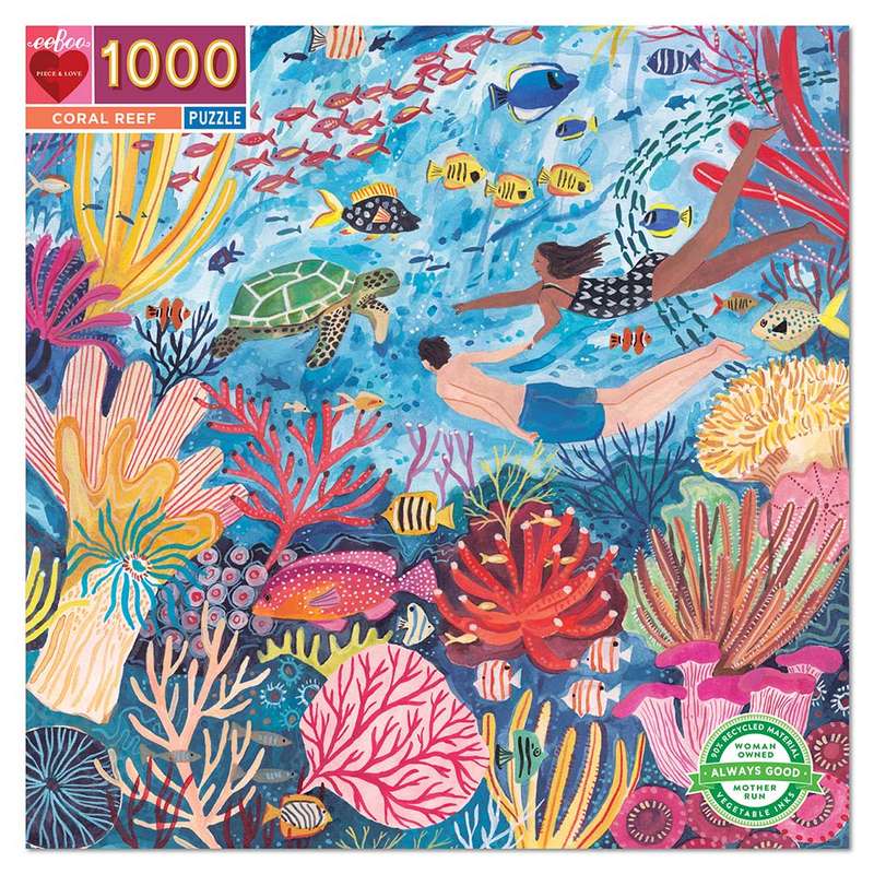 eeBoo - Coral Reef 1000 Piece Puzzle