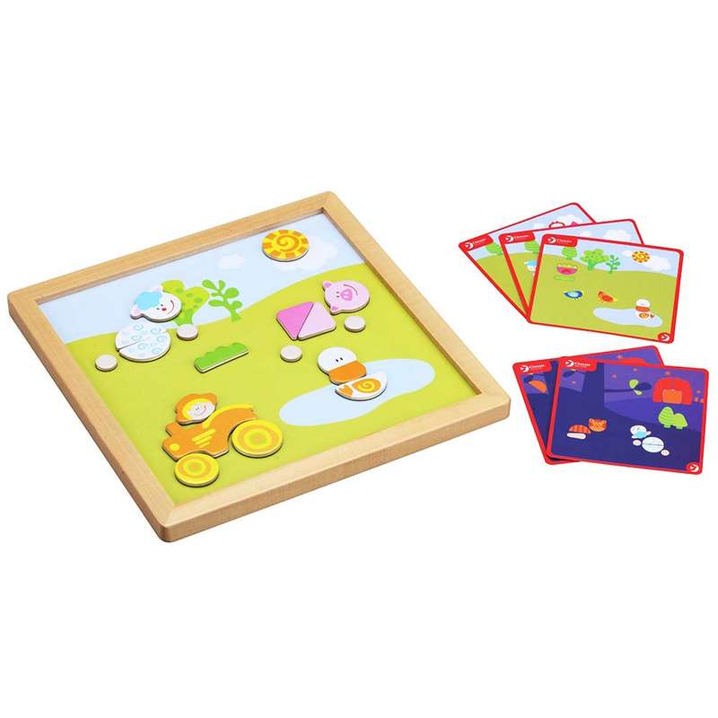 Classic World - Farm Magnetic Activity Box - 50pcs