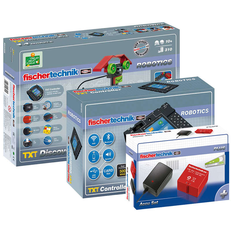 fischertechnik - Discovery Set - incl. TXT Controller & Accu Charger Set