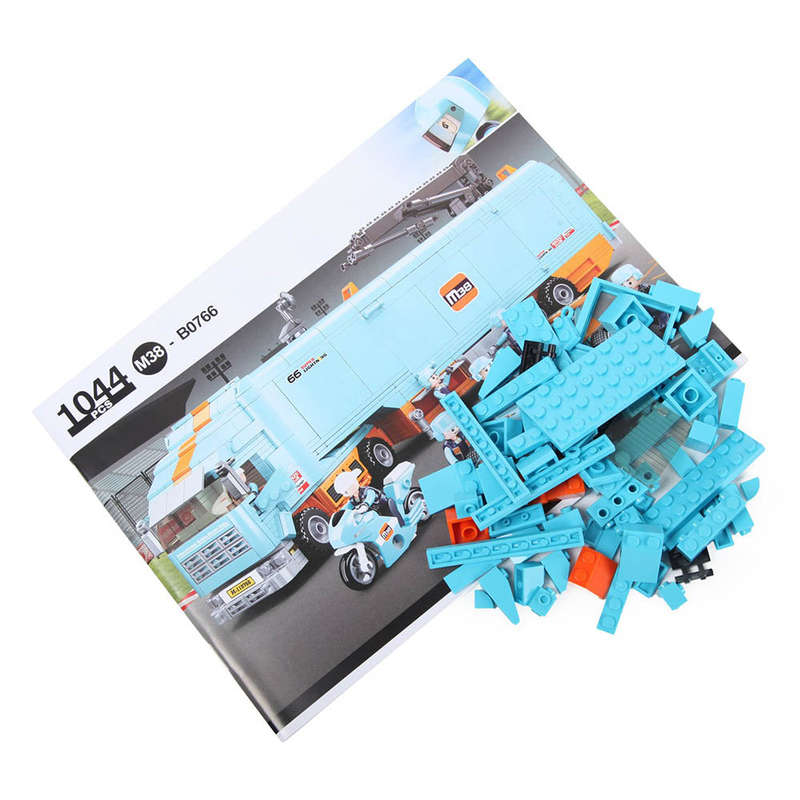 Sluban - Racing Team - F1 Mobile Racing Team Truck and Team - 1044pcs