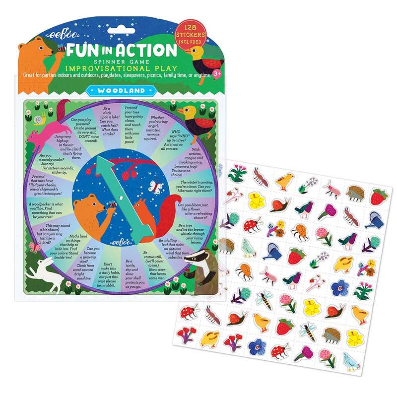 eeBoo - Woodland Fun In Action Spinner Game