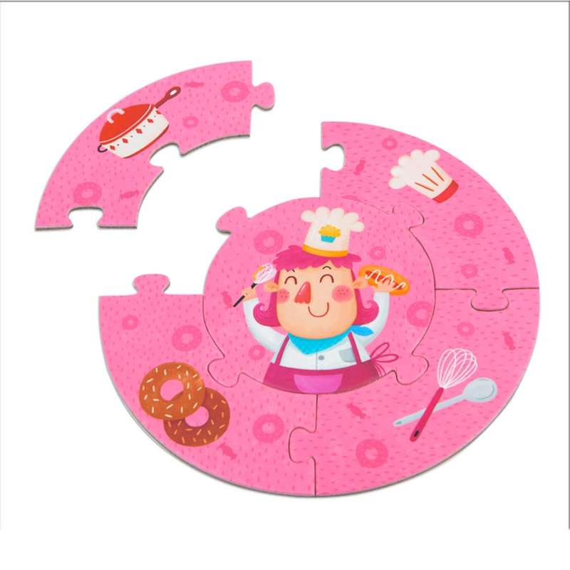 Mideer - Round Puzzle - Who am I? - Mulipack 5pc ea - 30pc