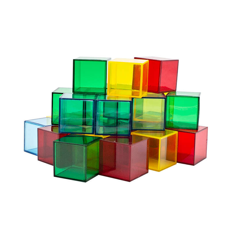 Create By Greenbean - Crystal Rainbow Cube Set 36pcs Container
