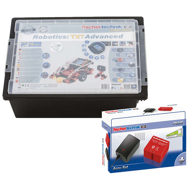 fischertechnik - Robotics Advanced - incl. TXT Controller & Accu Charger Set
