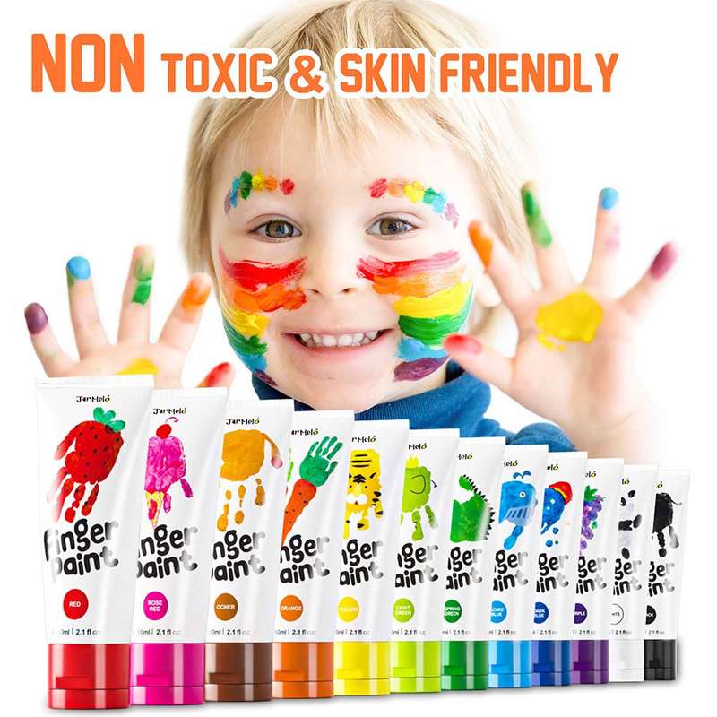 Jar Meló - Finger Paint - 12 Colours