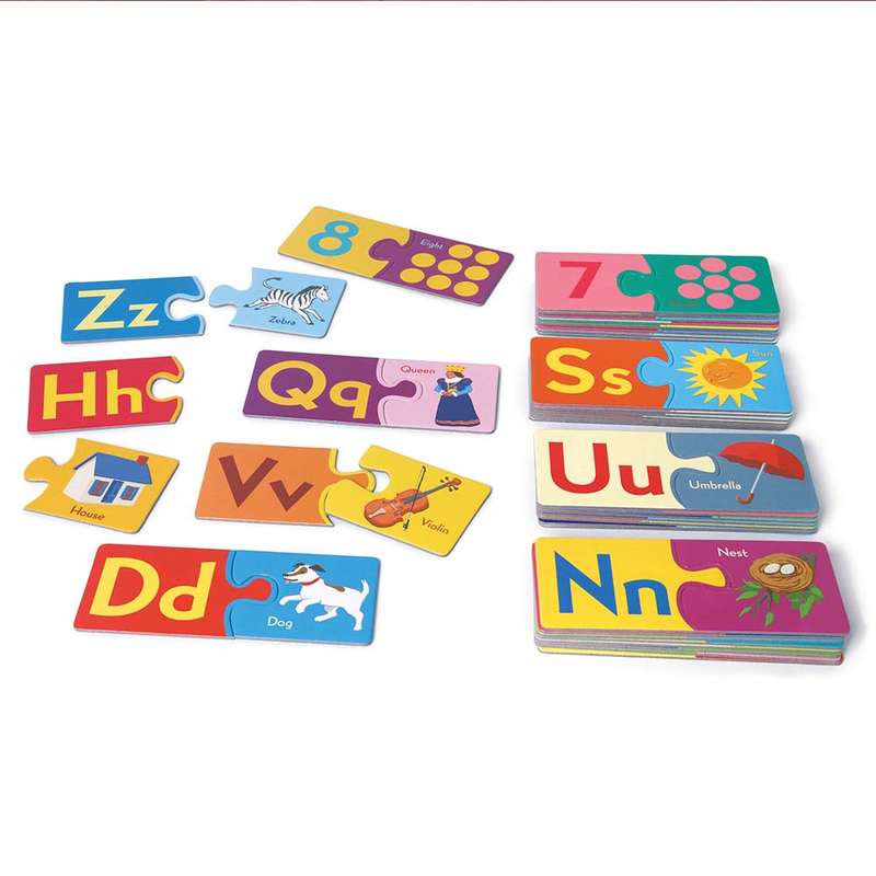 eeBoo - Alphabet & Numbers Puzzle Pairs