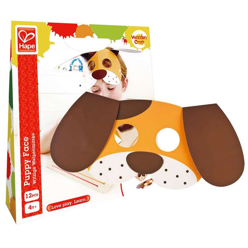 Hape - Arts & Crafts Mask Creations - Puppy Face