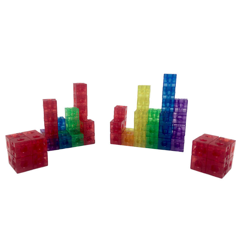 Create By Greenbean - Translucent Linking Cubes 300 Jar